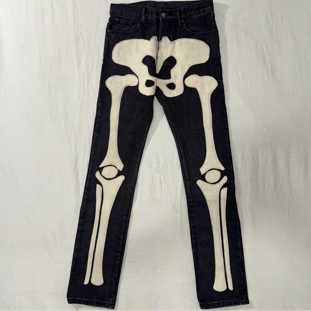 SKELETON STRAIGHT DENIM mnml